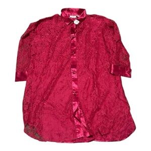 Victoria’s Secret Vintage Satin & Lace Robe – Size M/L (NWT)